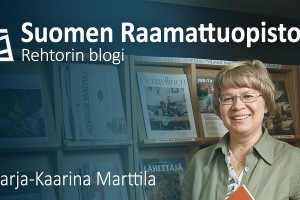 Suomen Raamattuopiston rehtorin Marja-Kaarina Marttilan blogi