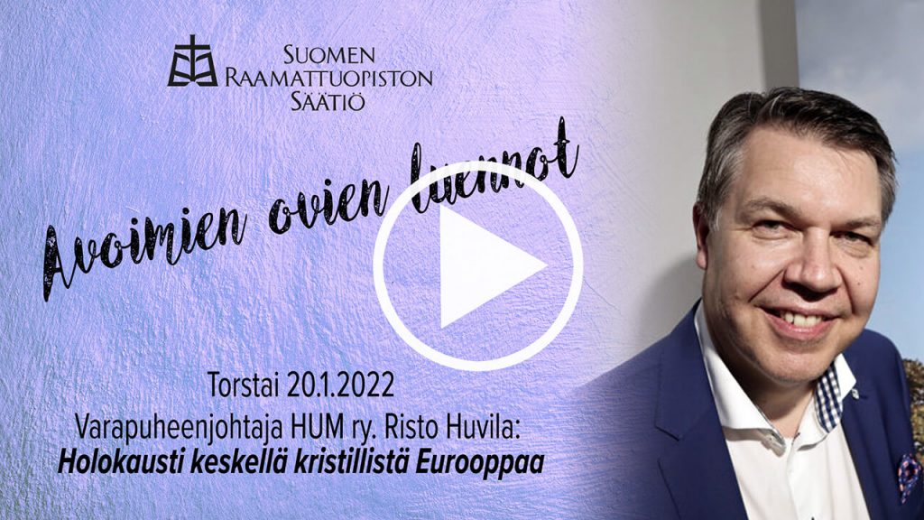 Risto Huvila yleisöluentovideon kansikuva