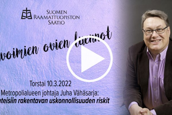 Juha Vähäsarja yleisöluentovideon kansikuva