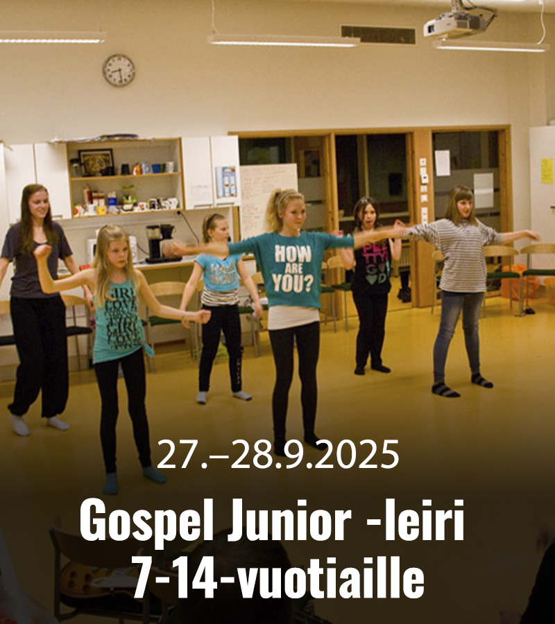 Raamattuopisto 2025 gospel junior leiri 800x900