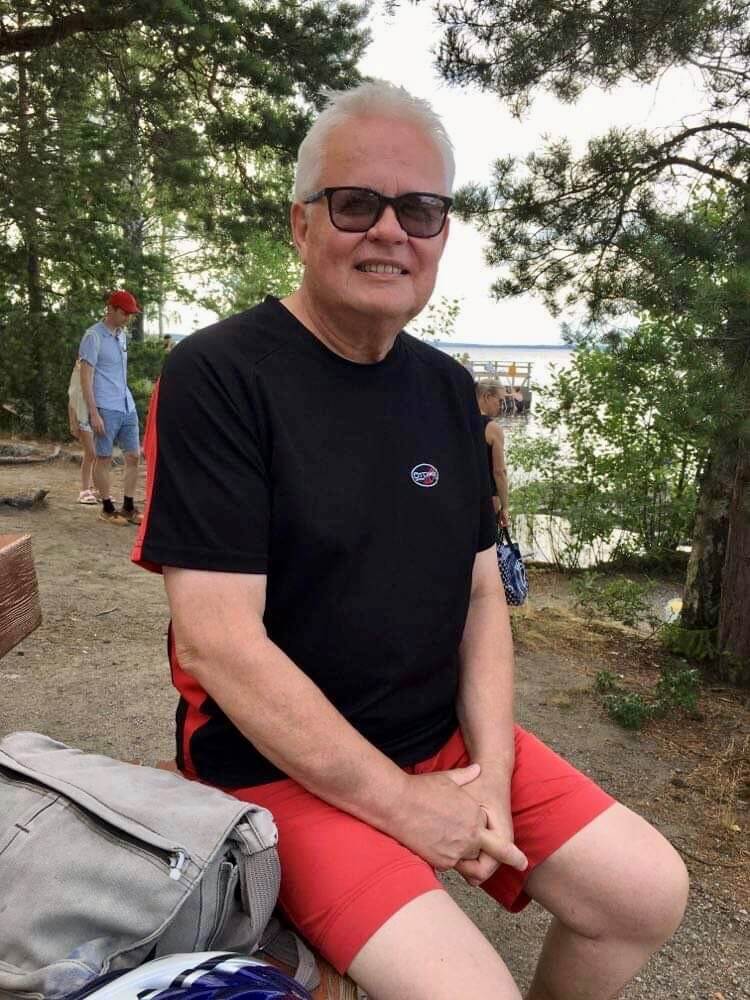 Timo Hartikainen retkellä