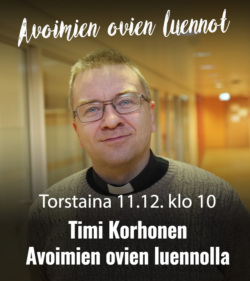 RAAMATTUOPISTO 2025 Timi Korhonen Avoimien ovien luennot 800x900