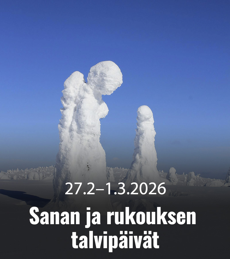 RAAMATTUOPISTO 2026 Sanan ja rukouksen talvipaivat 800x900