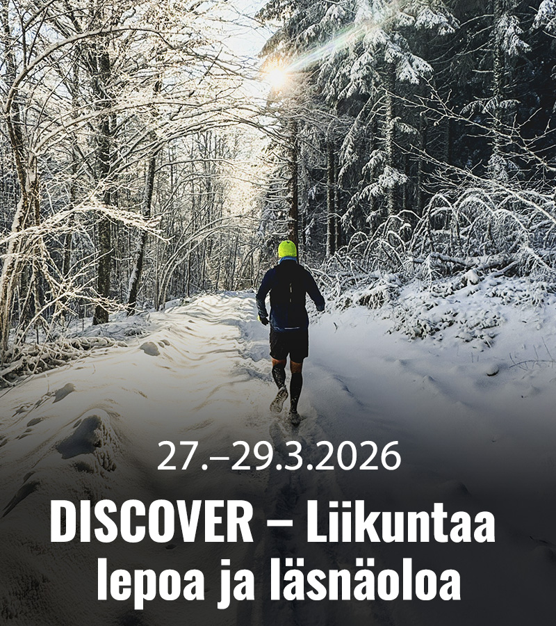 RAAMATTUOPISTO 2026 Discover sporttinen viikonloppu 800x900