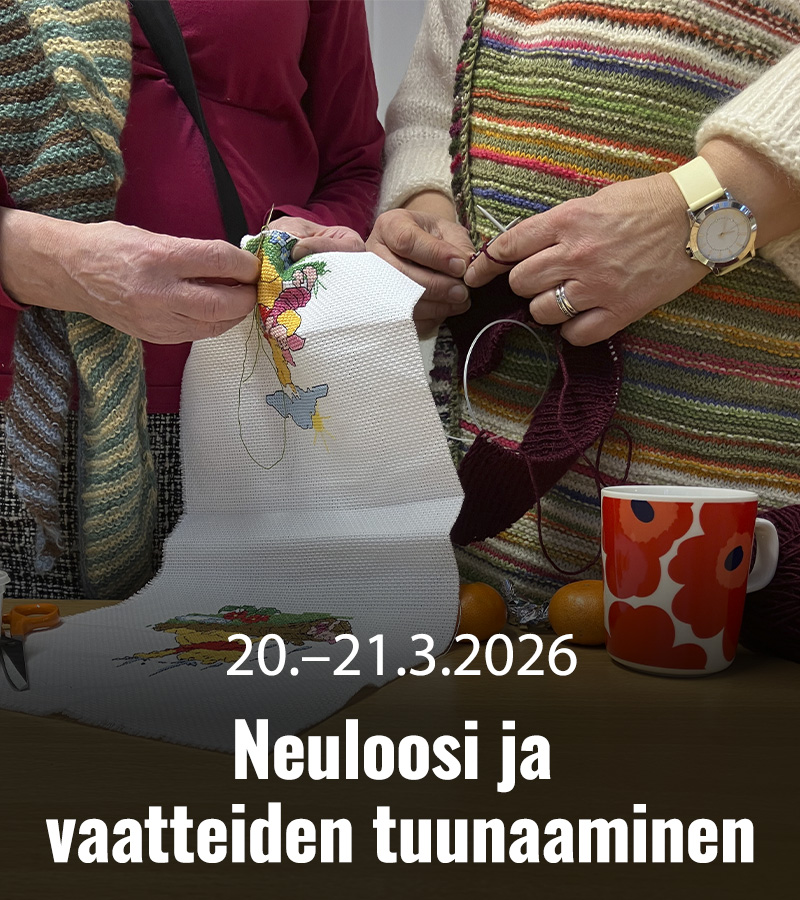 RAAMATTUOPISTO 2026 Neuloosi 800x900