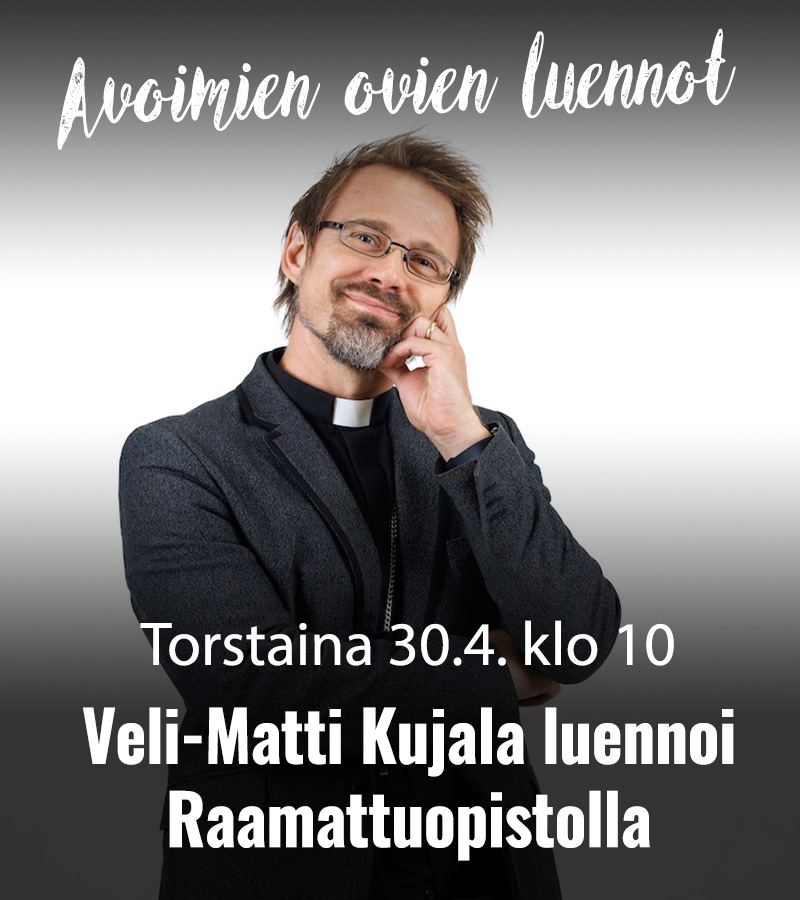 RAAMATTUOPISTO 2026 Veli Matti Kujala Avoimien ovien luennot 800x900
