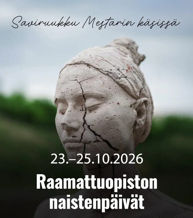 RAAMATTUOPISTO 2026 Naistenpaivat syksy 800x900